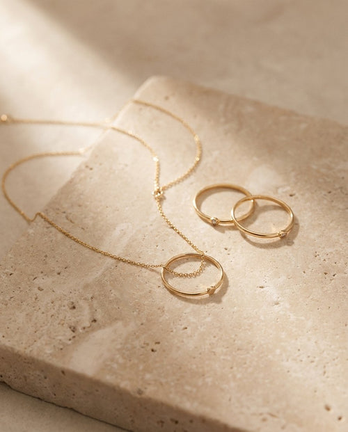 Lune Stacking Ring Set